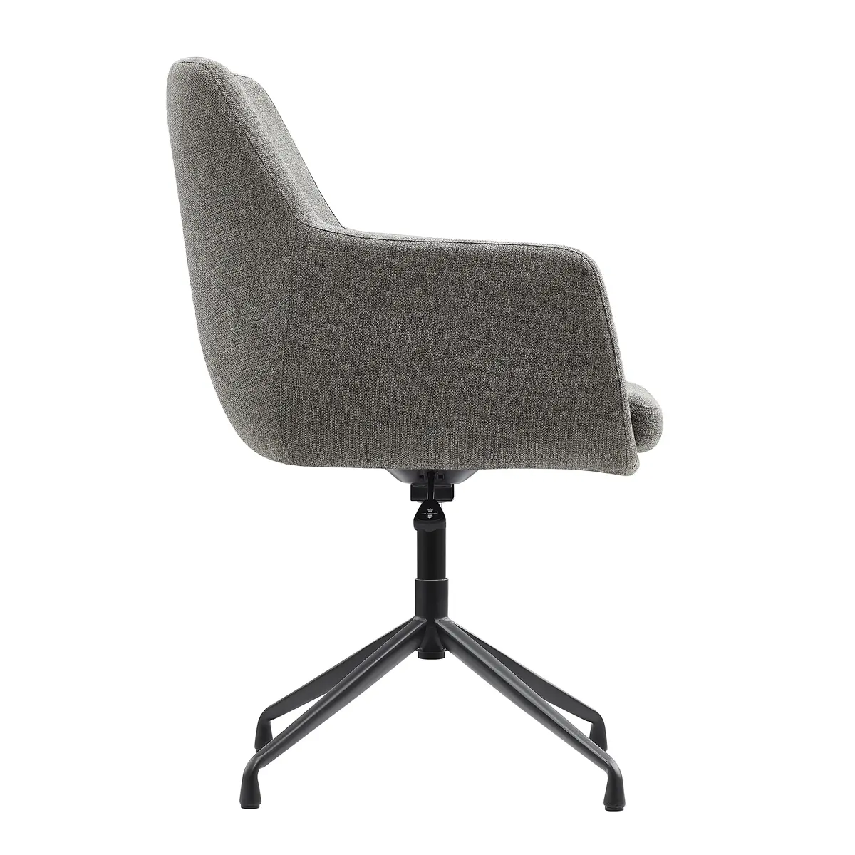 Silla BRAVIA VISITA CLARO gris, vista lateral