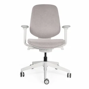 CALIA GRIS silla operativa ergonómica, vista frontal
