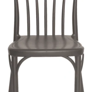Silla exterior MAREA color Capuchino, vista frontal.