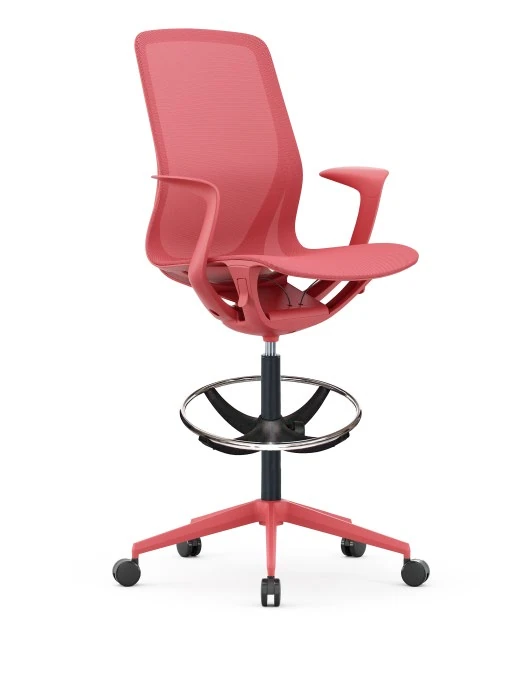 Sillón operativo NET CORAL CAJERO, vista frontal.