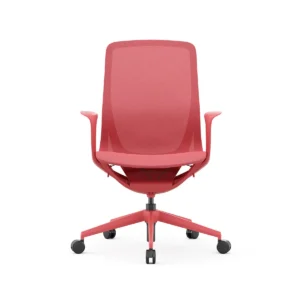 Sillón operativo NET CORAL, vista frontal.