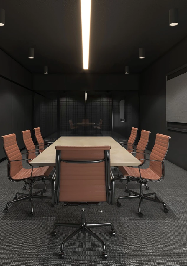 Sillón ejecutivo AMIRA ALTO PIEL, vista ambientada.