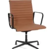 Sillón ejecutivo AMIRA ALTO PIEL, vista frontal.